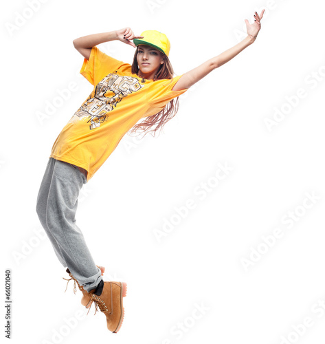 girl hip-hop dancer