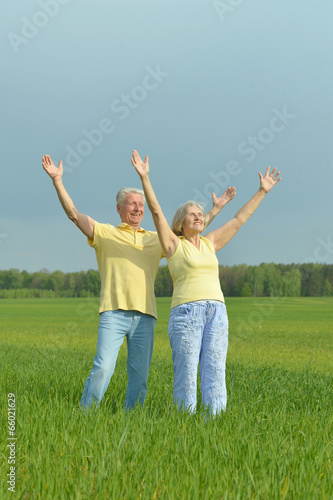 Beautiful senior couple