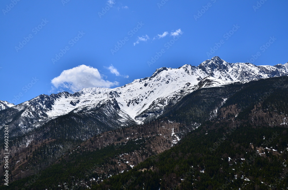 Snow Mountain Range