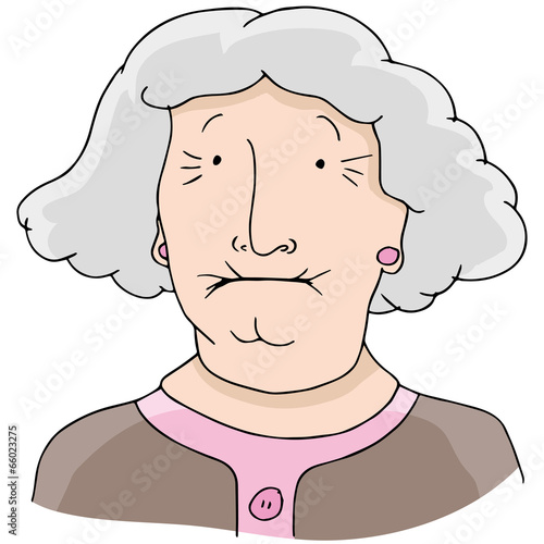 Photo Toothless Old Woman