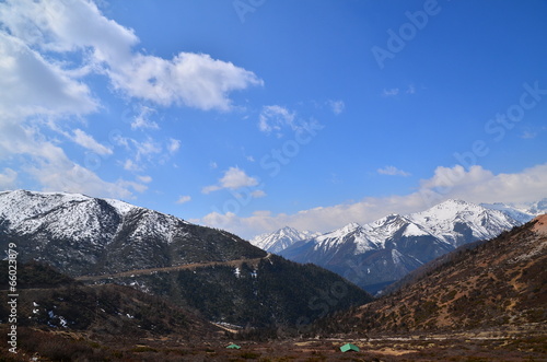 Himalayas Mountan Range in Yunnan, China