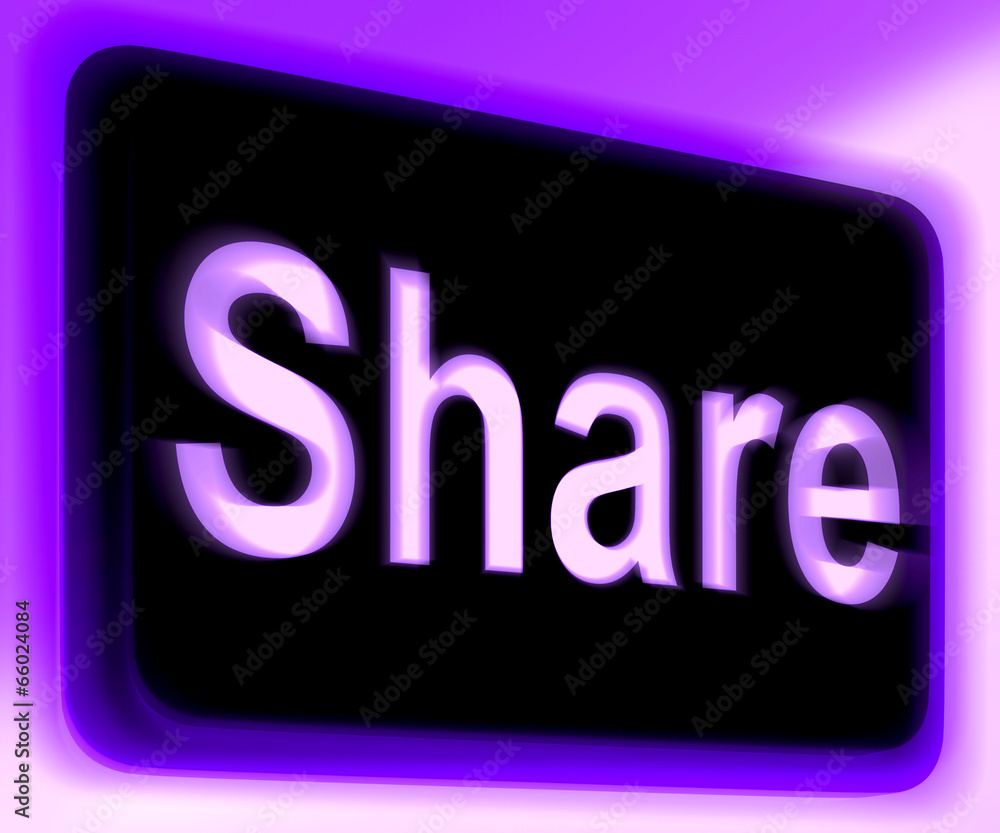 Share Sign Shows Sharing Webpage Or Picture Online Share Sign Shows Sharing Webpage Or Picture Online