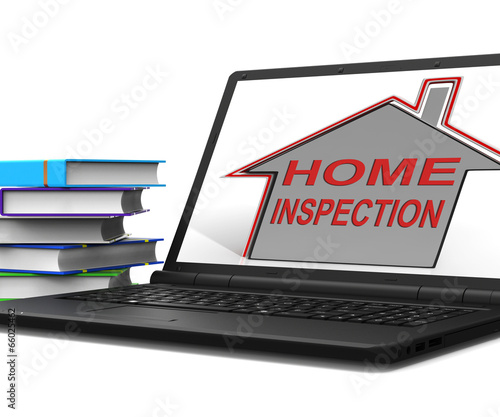 Home Inspection House Tablet Means Examine Property Safety And Q