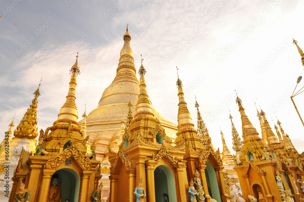 Shwedagon Paya in Yangon, Myanmar