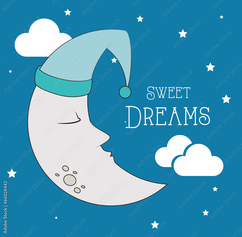 Obraz premium Good night design