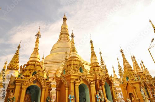 Shwedagon Paya in Yangon  Myanmar