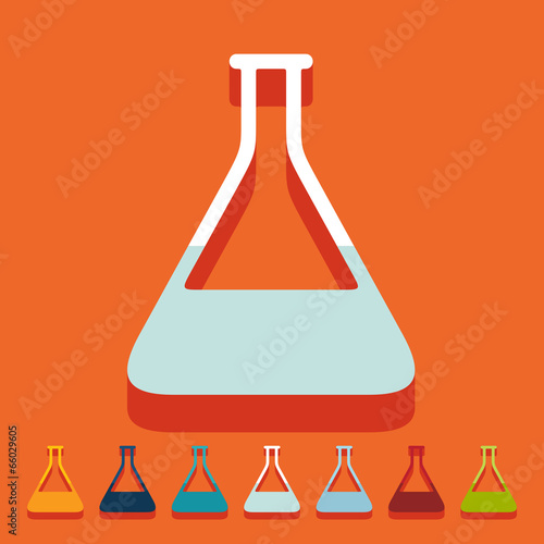 Flat design: medicine