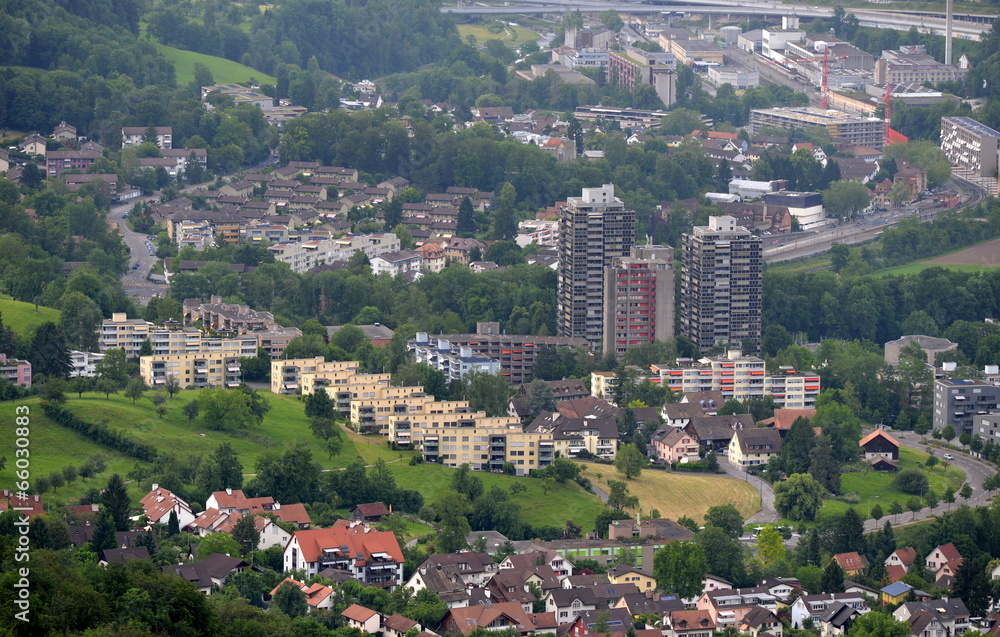 Obraz premium zurich ...agglomération