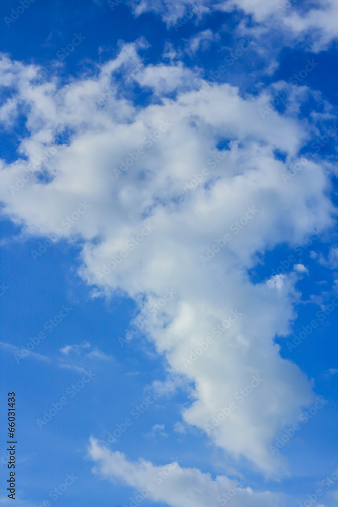 Fototapeta premium Blue sky with cloud