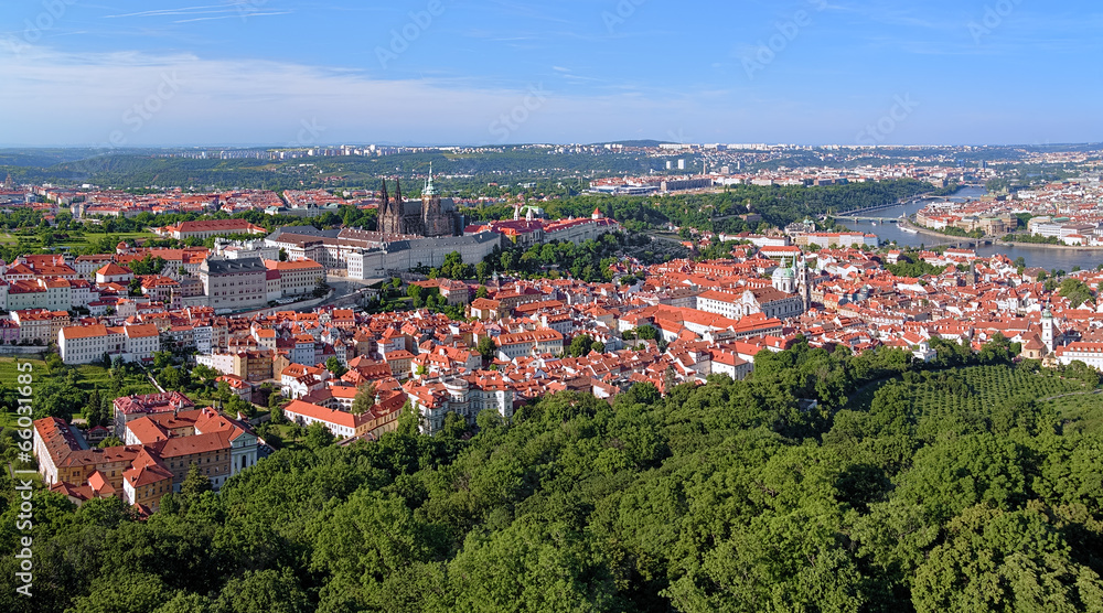 View of Prague Castle and Castle District