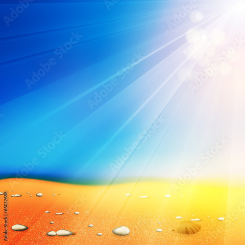 Summer Time Background, you cen easy all editable