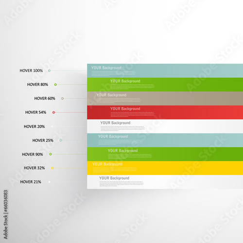 Set of blank rectangle labels. acute corners