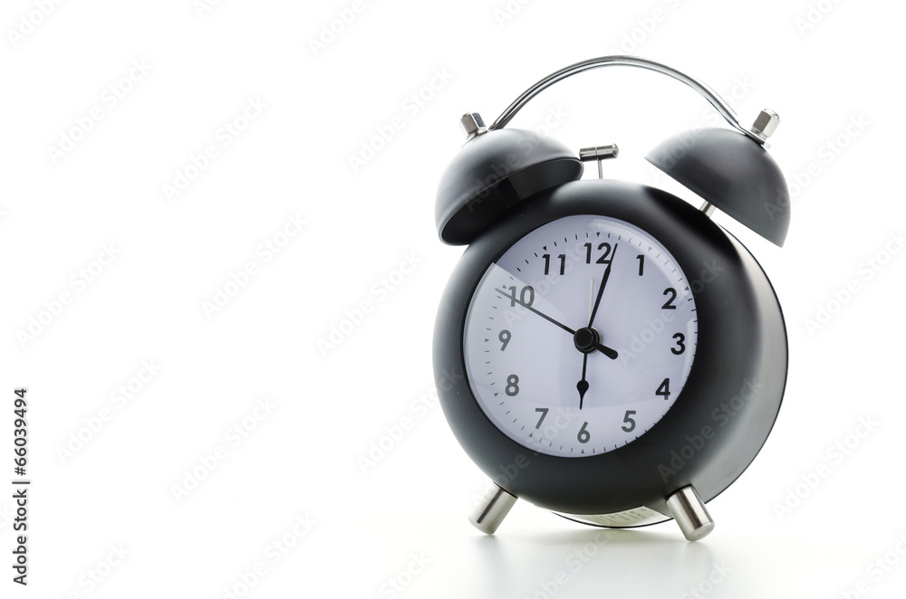 Clock isolated on white Clock isolated on white
