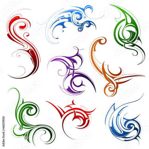 Tribal art set