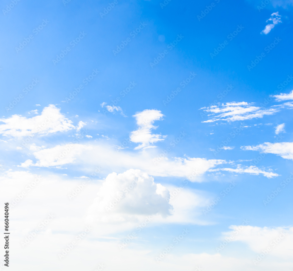 Cloud on blue sky