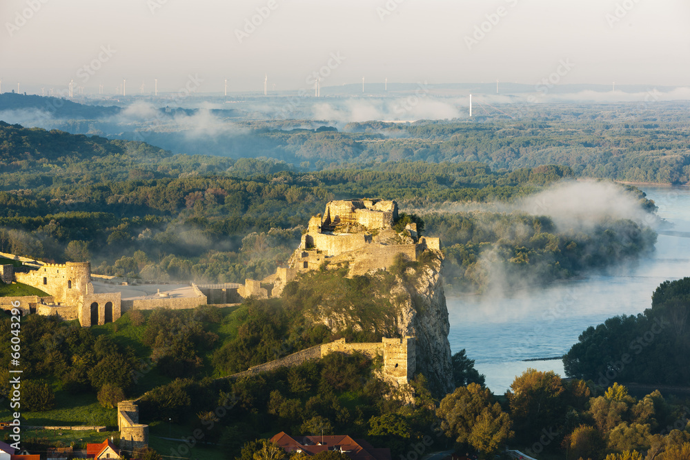Obraz premium ruins of Devin Castle, Slovakia