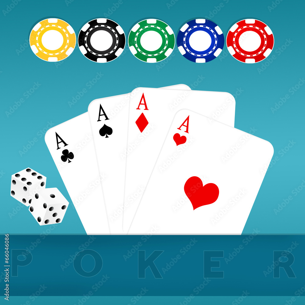 Obraz premium Poker game