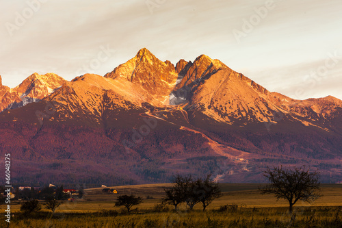 surroundings of Lomnicky Peak, Vysoke Tatry (High Tatras), Slova photo