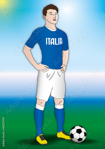 italian soccer player uniform