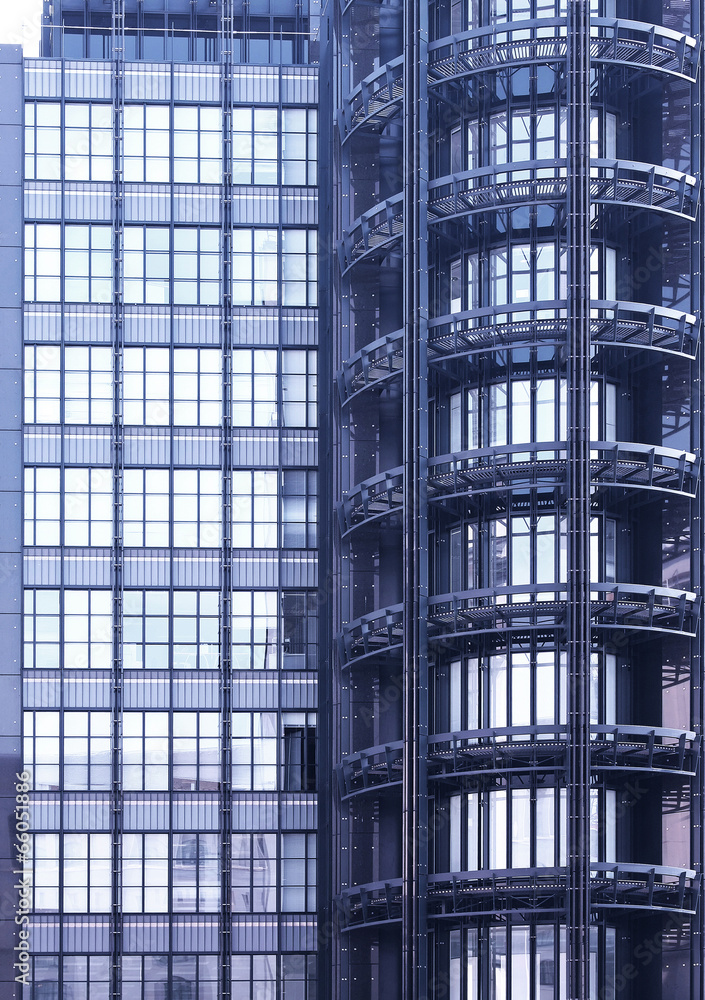 Fototapeta premium Architecture blue