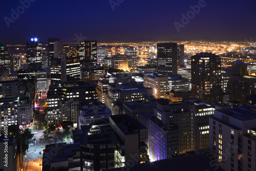 Cape Town Central Business District at Night 2