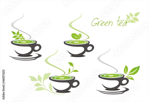 green tea, tea leaves , business logo design, India