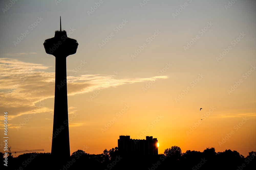 Niagara Falls Sunset Skylon Tower