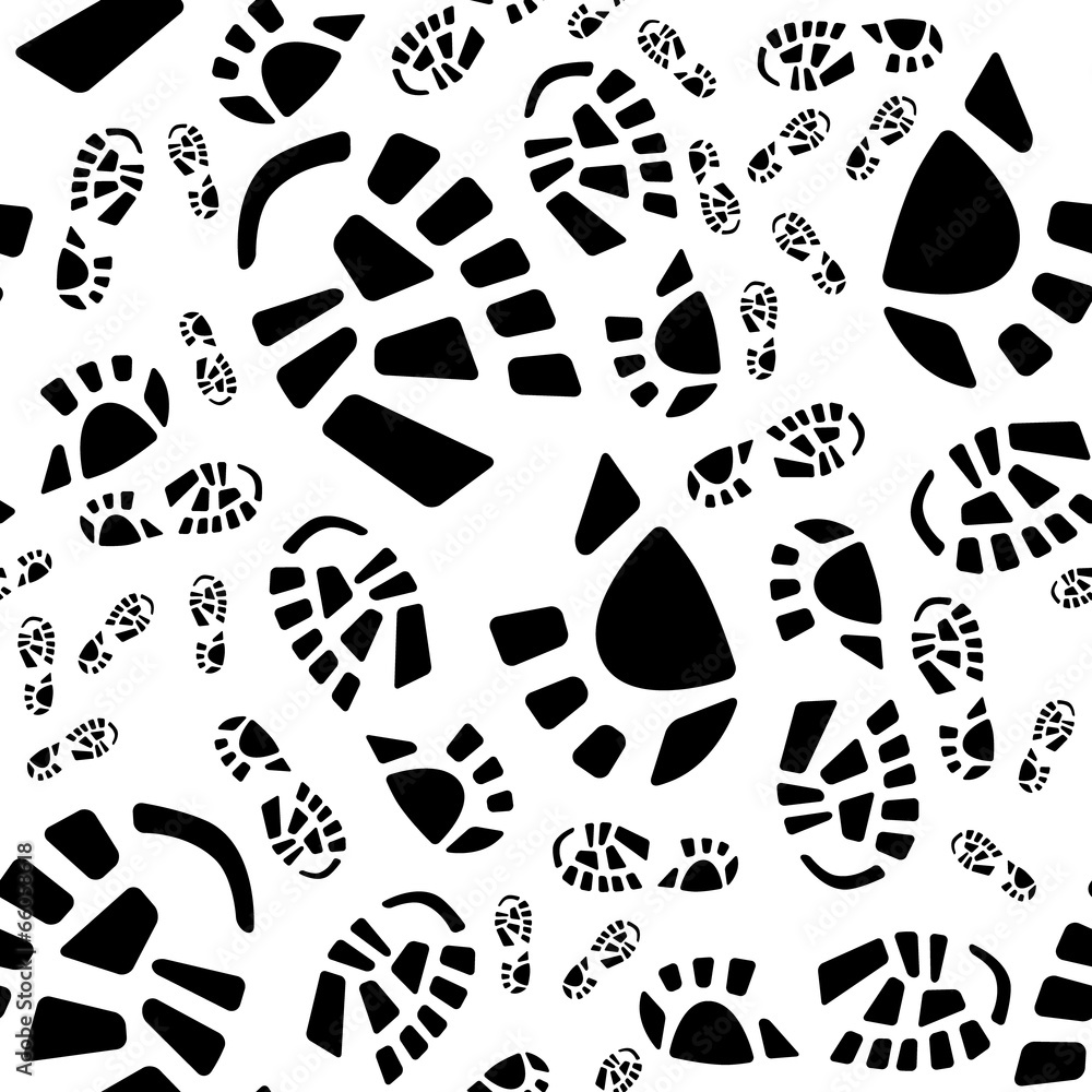 shoe print seamless pattern shoe print seamless pattern
