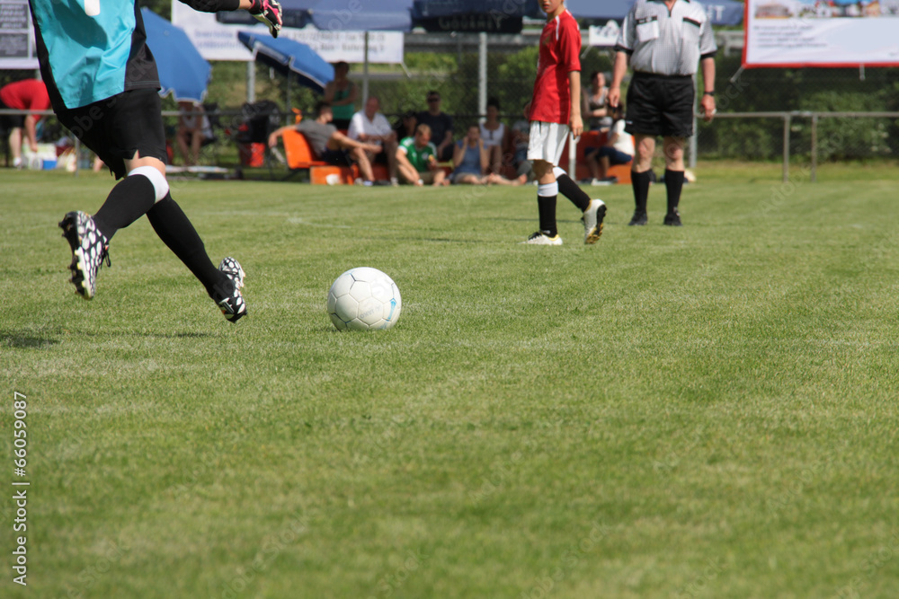 Fototapeta premium Fußball in der Regionalliga