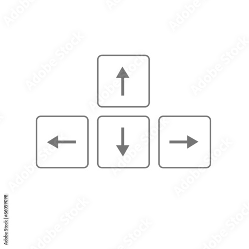 vector arrows buttons keyboard
