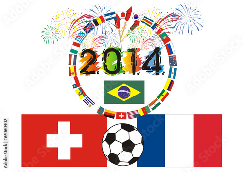 Fußballfest in Südamerika 2014 - Gruppe E-Schweiz - Frankreich