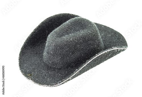 Little black hat isolated on white background