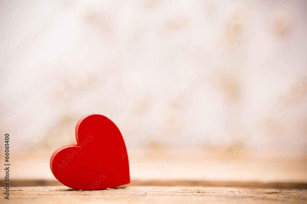Fototapeta premium Red heart.