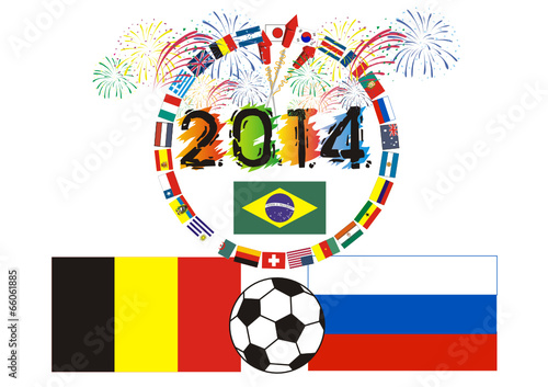 Fußballfest in Südamerika 2014 - Gruppe H-Belgien - Russland