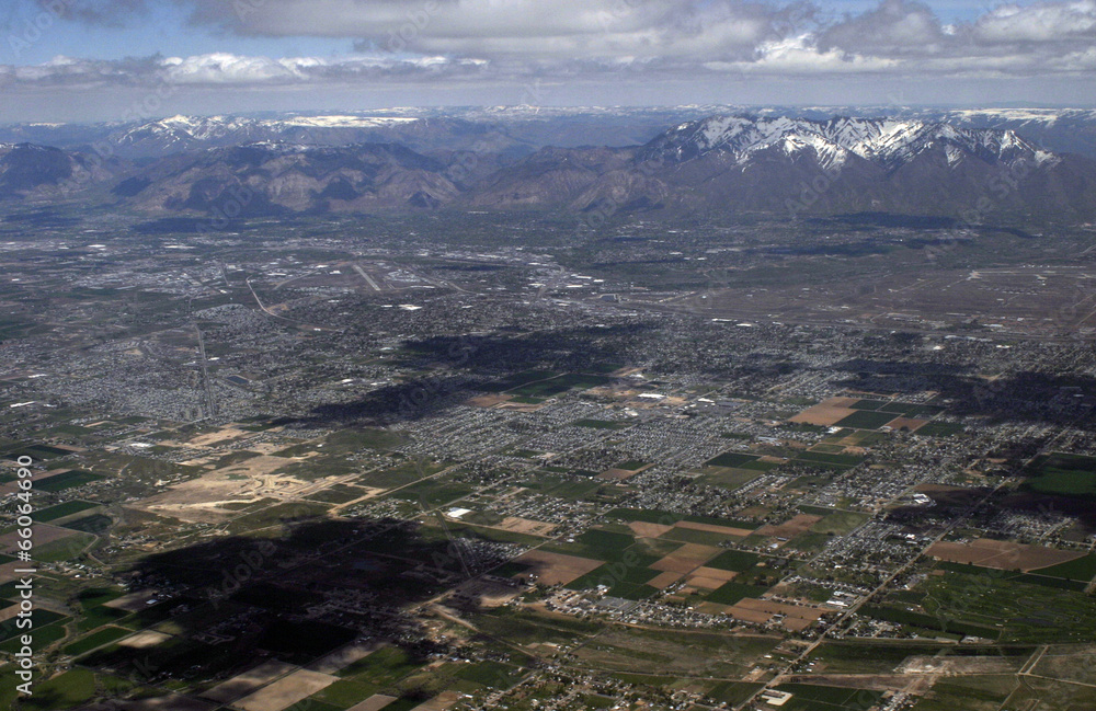 Salt Lake City from above