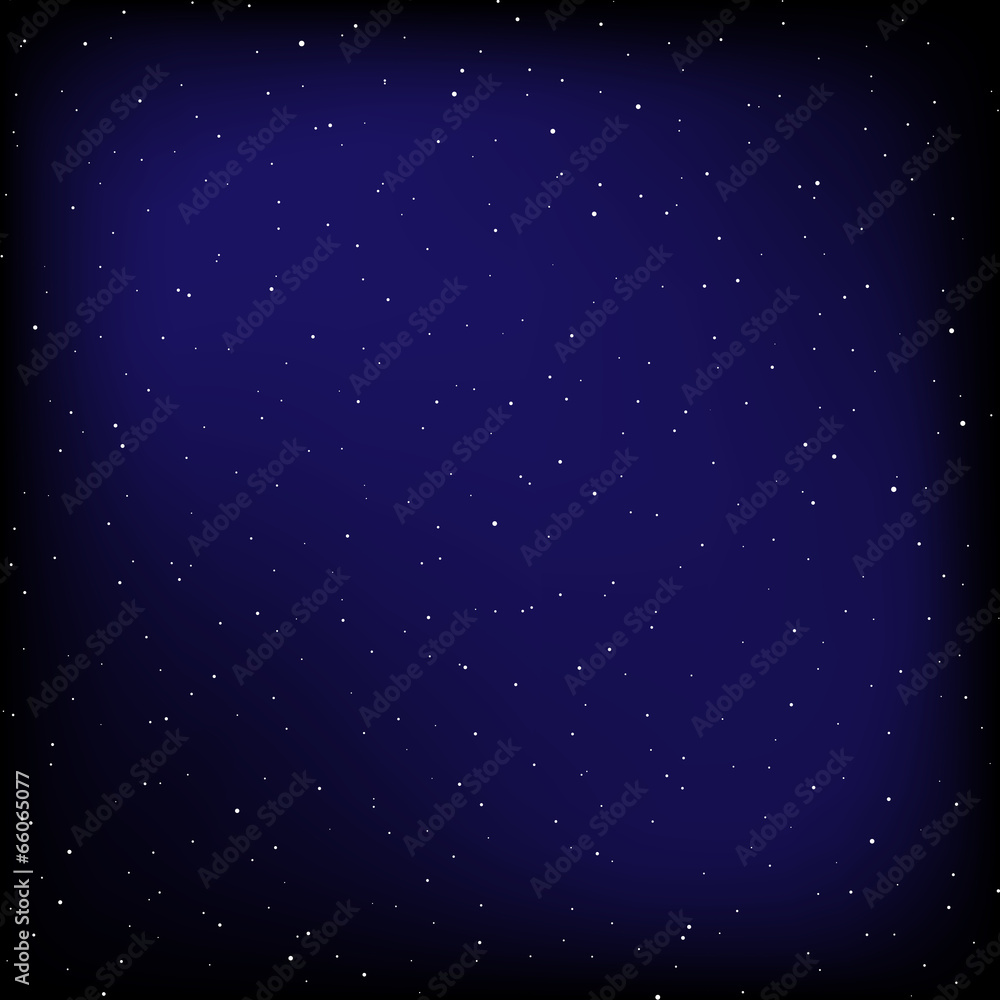 Night sky vector background