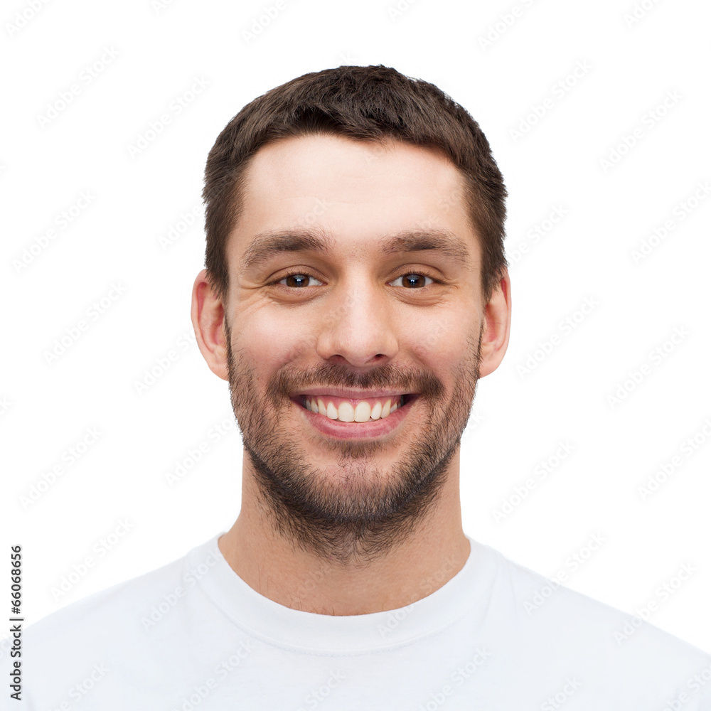 Obraz premium portrait of smiling young handsome man