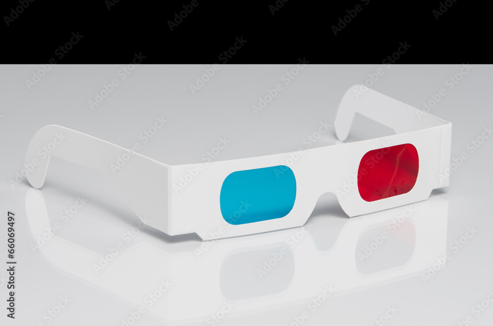 Naklejka premium 3D glasses
