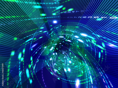 Canvas Print Abstract digital background