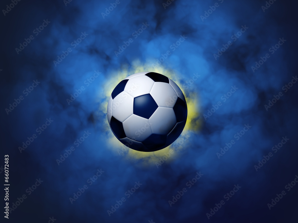 Fototapeta premium Soccer ball background