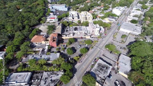 Aerial video of Coconut Grove Florida photo