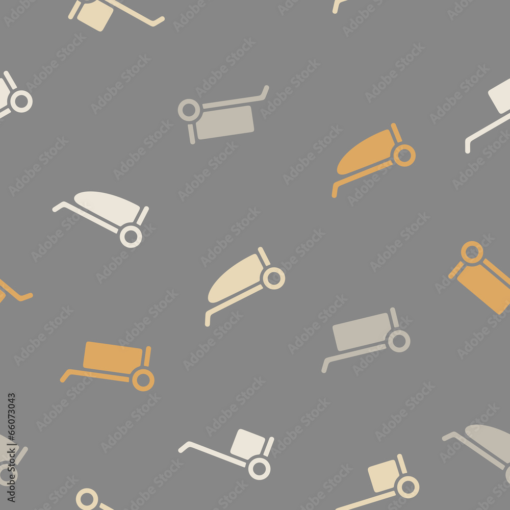 Fototapeta premium seamless background: trolley