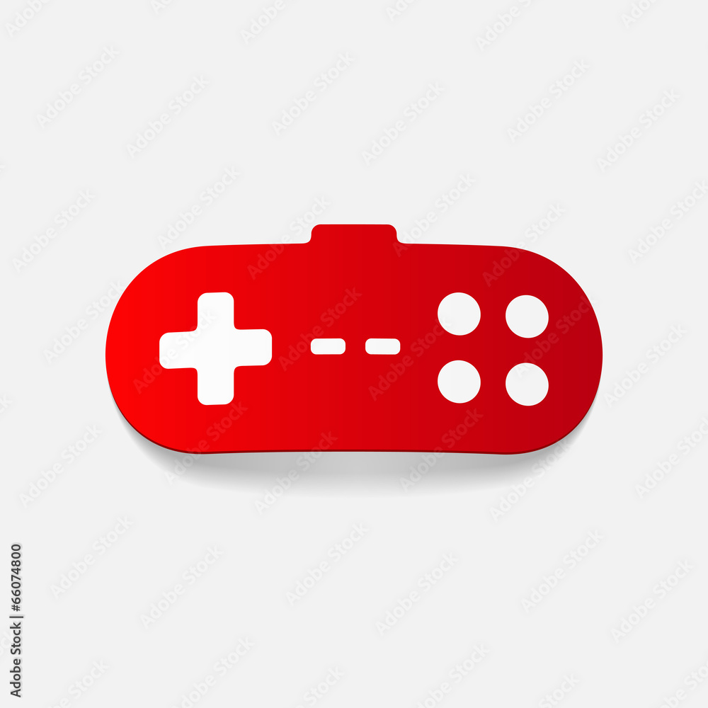 realistic design element: joystick realistic design element: joystick