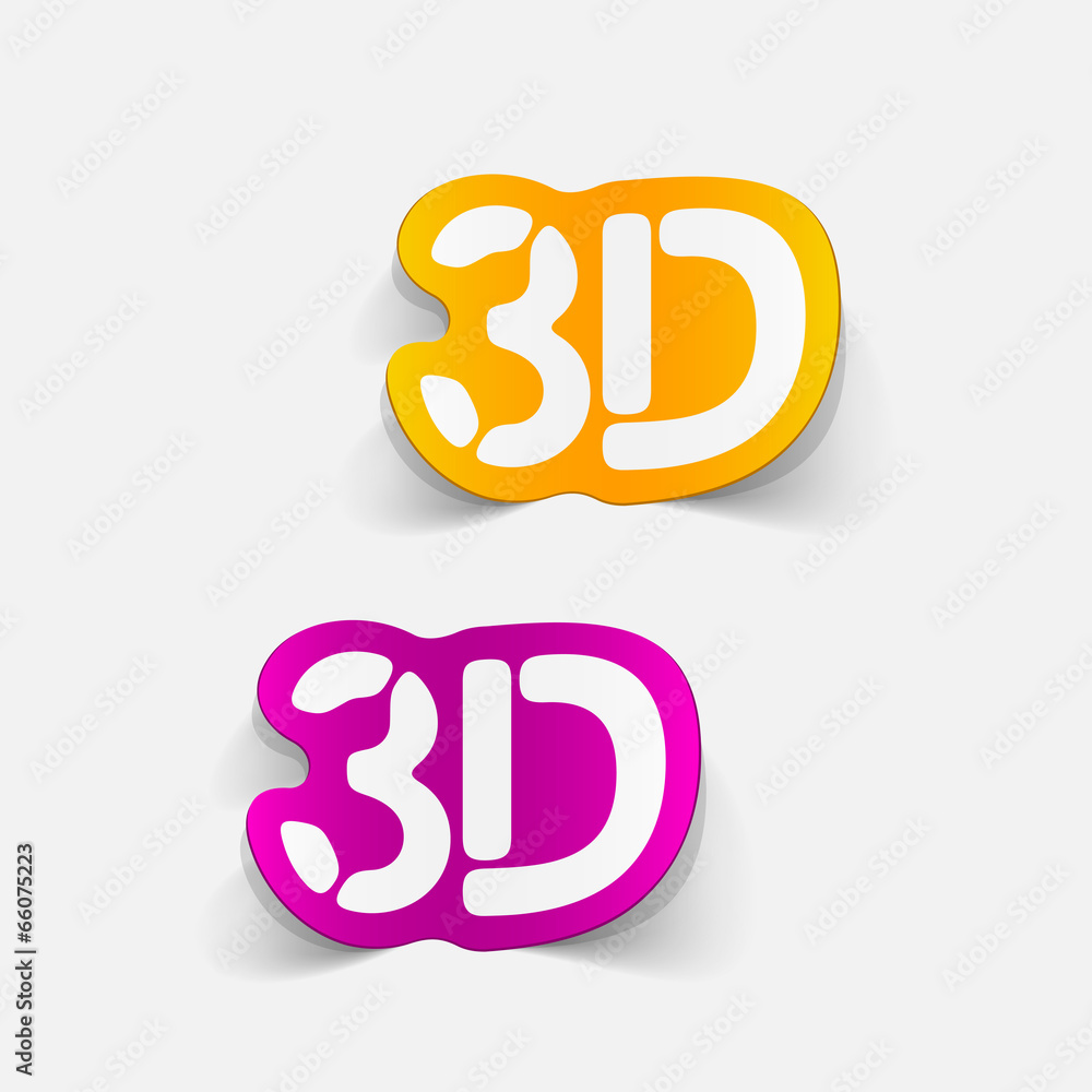 realistic design element: 3d realistic design element: 3d
