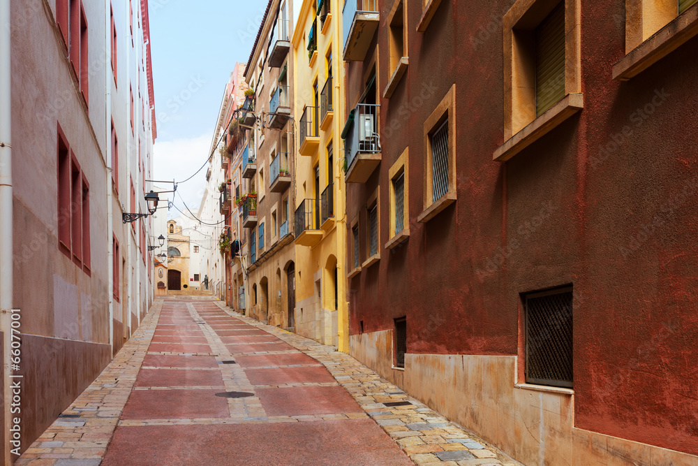 street of old town. Tarragona