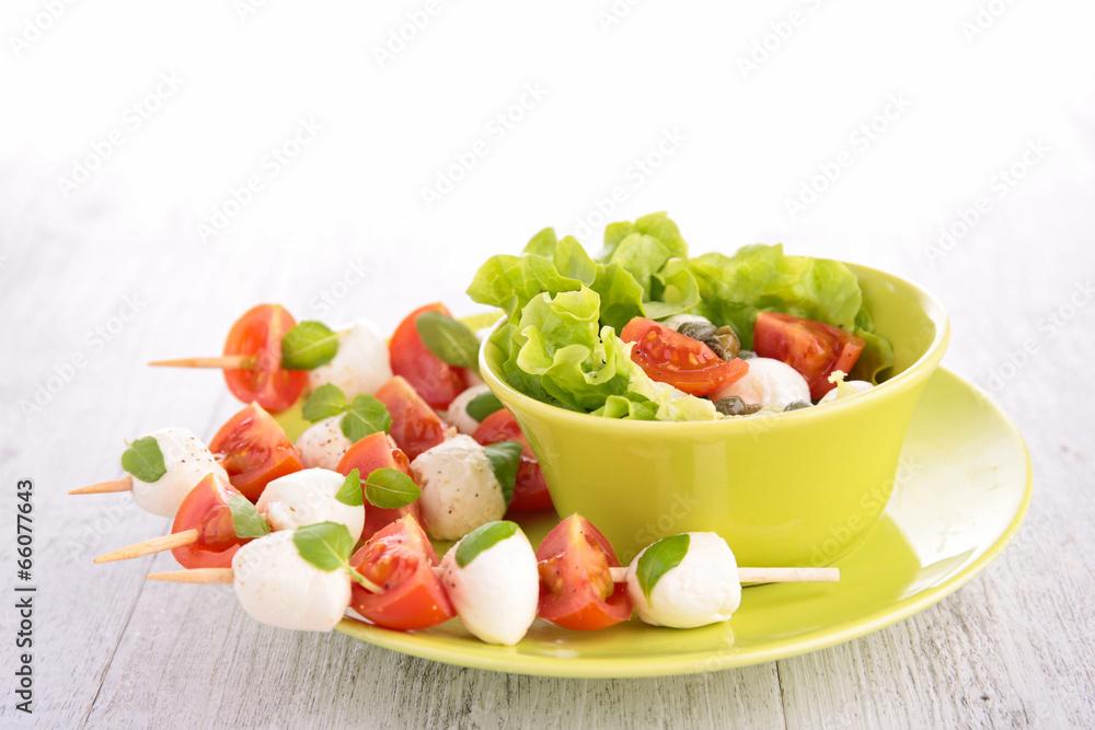 mozzarella, tomato and basil mozzarella, tomato and basil