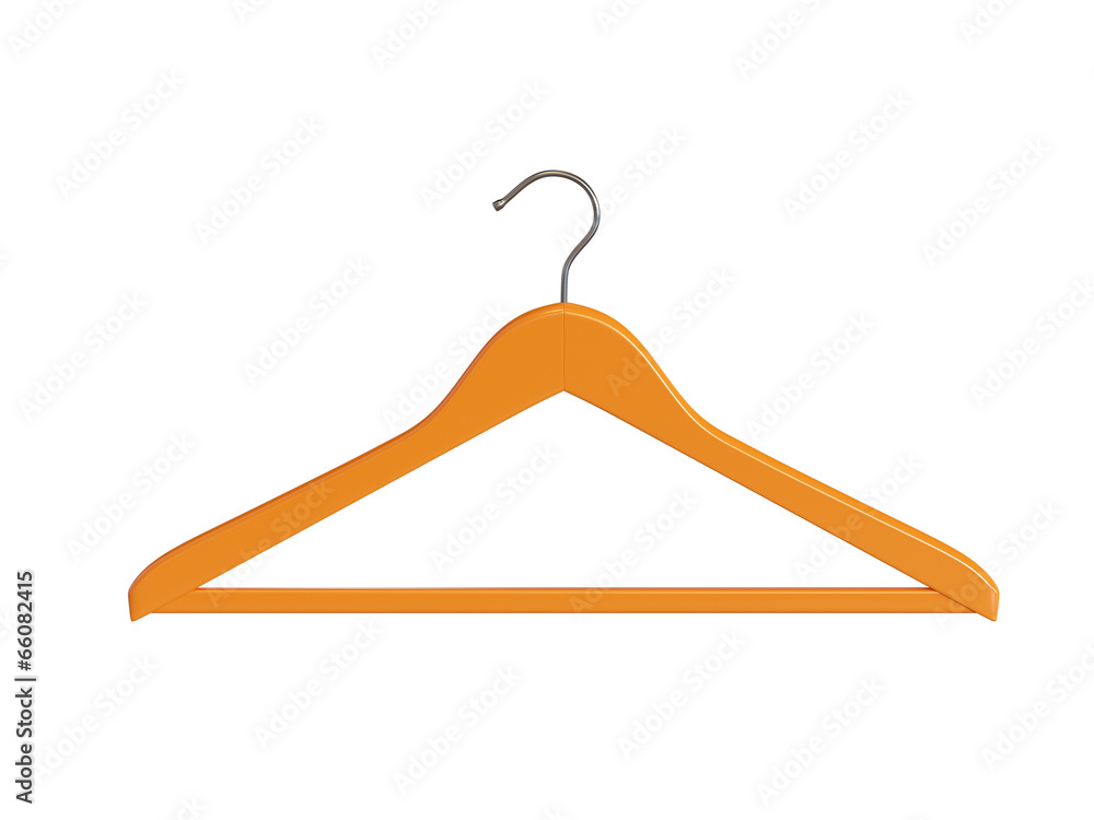 clothes hanger isolated