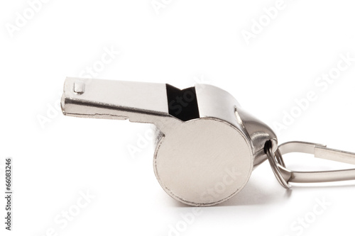 Referee Whistle - Stock Image