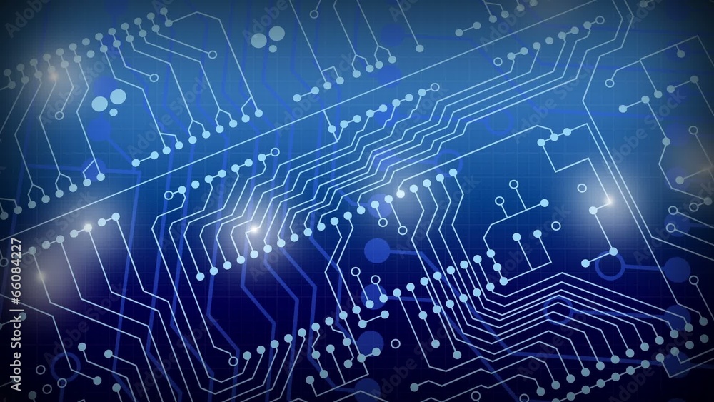 Printed circuit background - Loop