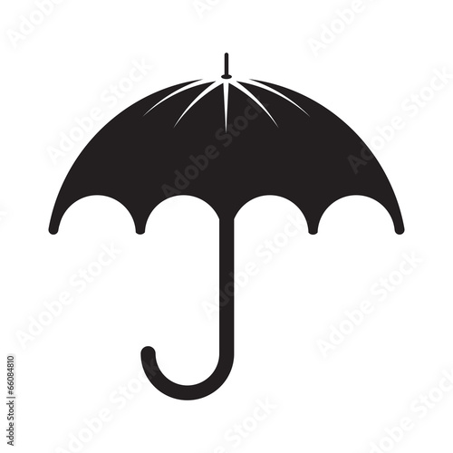 Black Umbrella Silhouette